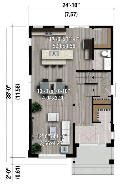 House Plan House Plan #28128 Drawing 1