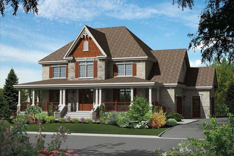 House Plan House Plan #28130 Front Elevation 