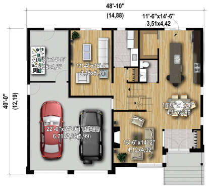 House Plan House Plan #28133 Drawing 1