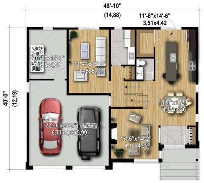 Main Floor  for House Plan #6146-00512