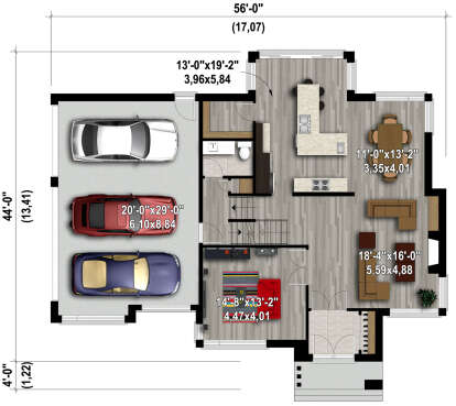 Main Floor  for House Plan #6146-00513