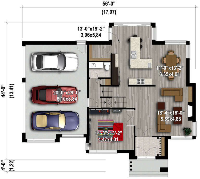House Plan House Plan #28134 Drawing 1