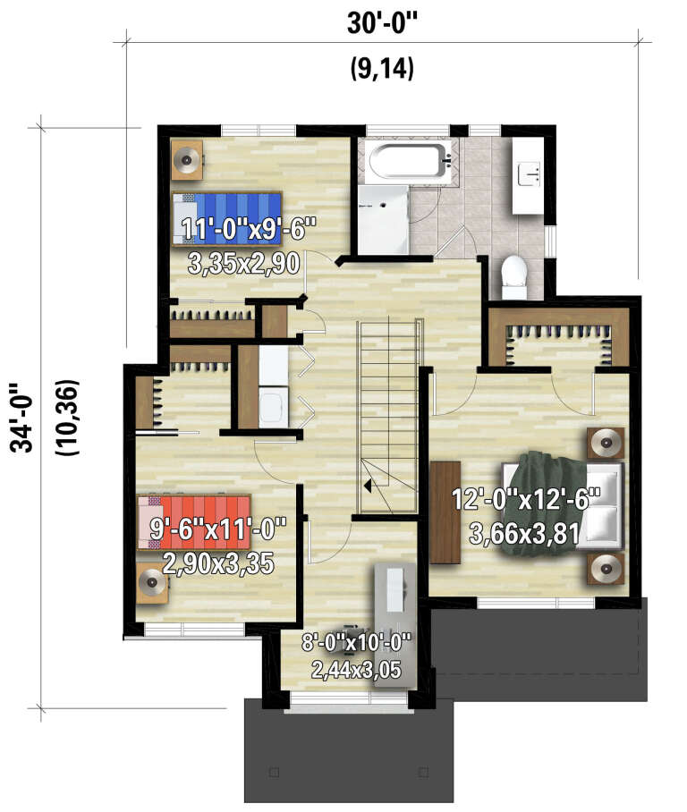 House Plan House Plan #28135 Drawing 2