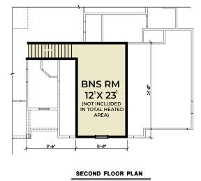 Bonus Room for House Plan #2464-00050