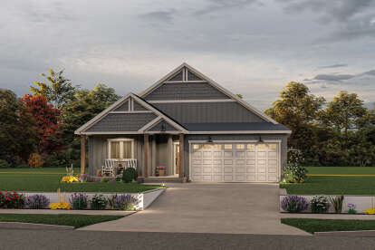 Modern Farmhouse House Plan #6785-00006 Elevation Photo