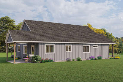 Modern Farmhouse House Plan #6785-00006 Elevation Photo