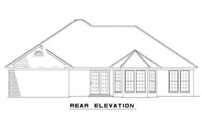 Ranch House Plan #110-00026 Elevation Photo