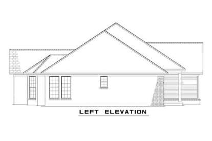 Ranch House Plan #110-00026 Elevation Photo