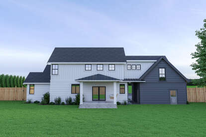 Modern Farmhouse House Plan #2464-00051 Elevation Photo