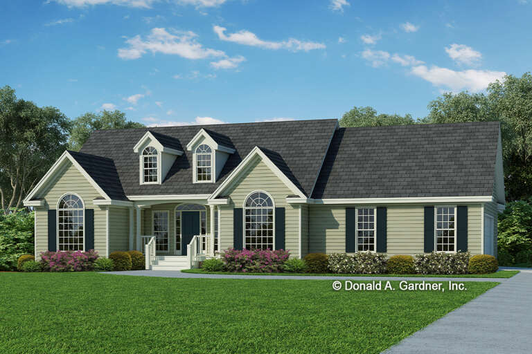 Traditional House Plan #2865-00329 Elevation Photo