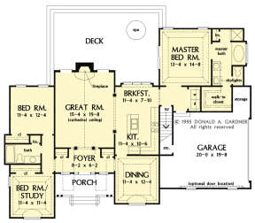 Main Floor  for House Plan #2865-00329