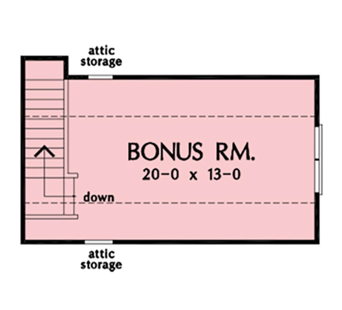 Bonus Room for House Plan #2865-00329