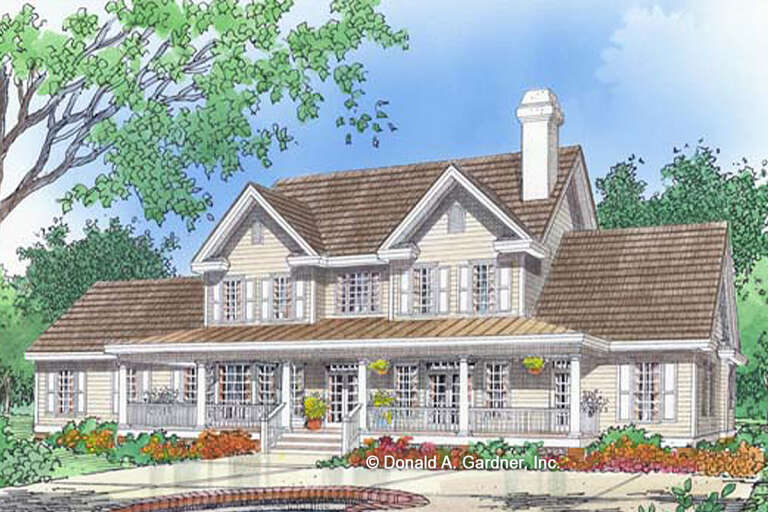 Country House Plan #2865-00330 Elevation Photo
