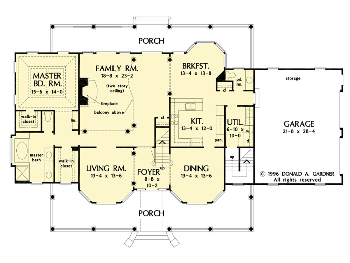 Main Floor  for House Plan #2865-00330
