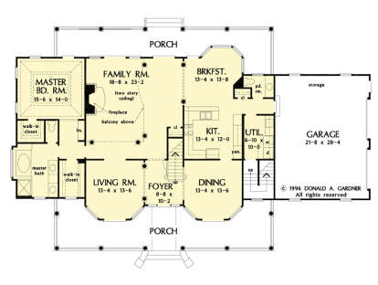 Main Floor  for House Plan #2865-00330