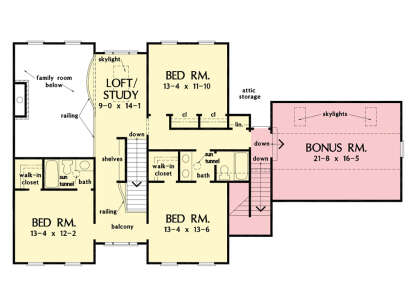 Second Floor for House Plan #2865-00330