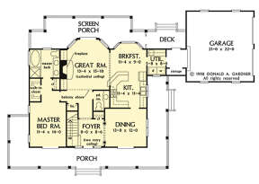 Main Floor  for House Plan #2865-00331