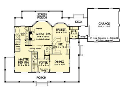 House Plan House Plan #28143 Drawing 3