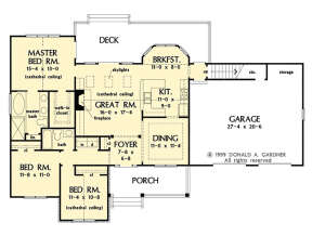 Main Floor  for House Plan #2865-00332