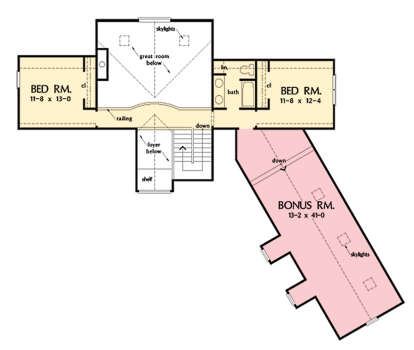 Second Floor for House Plan #2865-00333