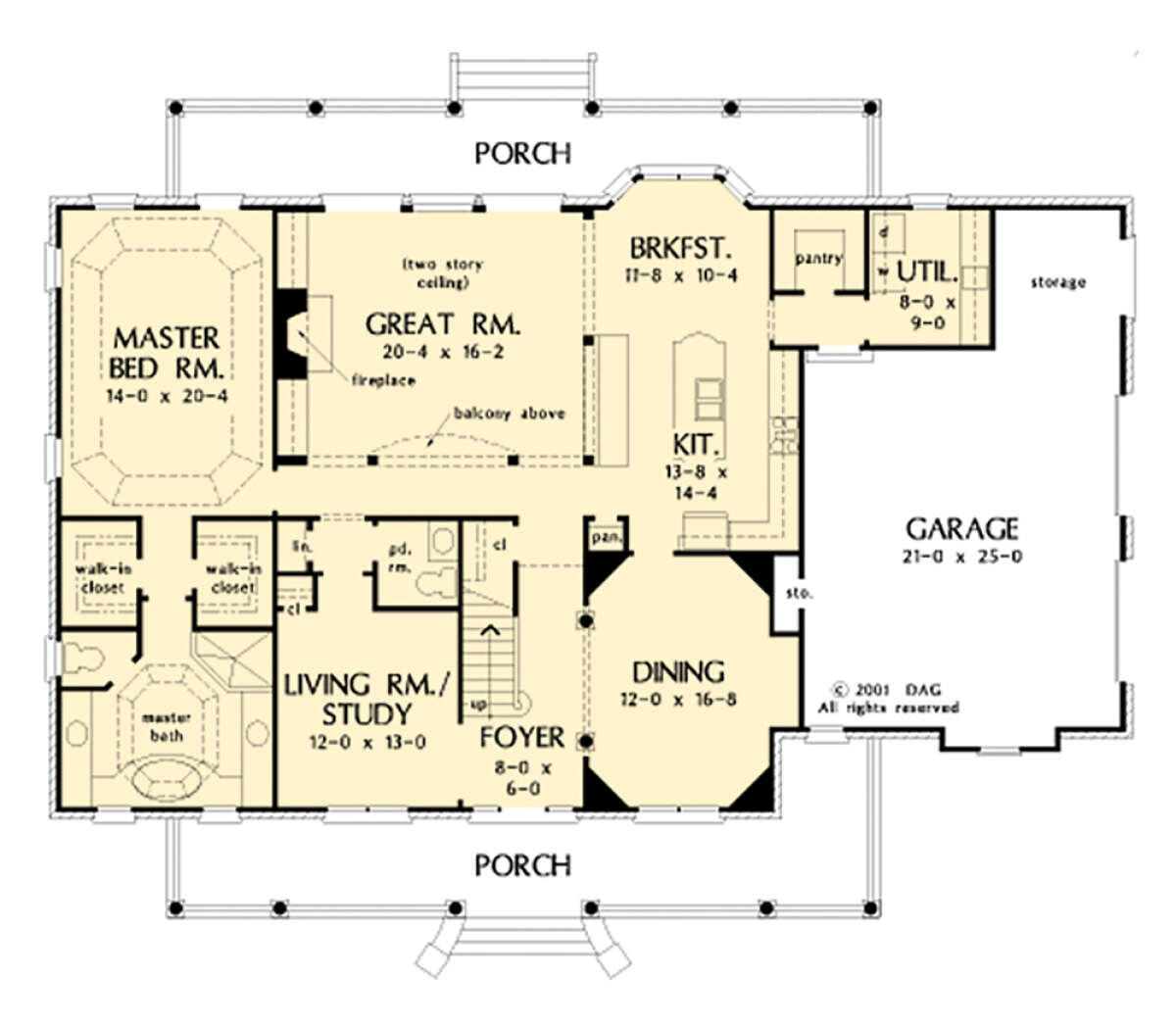 Main Floor  for House Plan #2865-00334