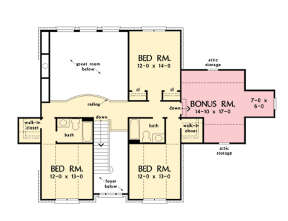 Second Floor for House Plan #2865-00334