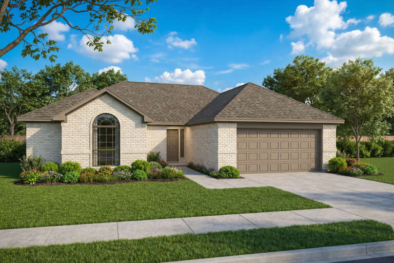House Plan House Plan #2815 Angled Front Elevation