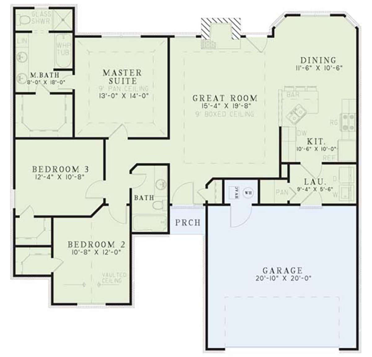 Main Floor for House Plan #110-00027