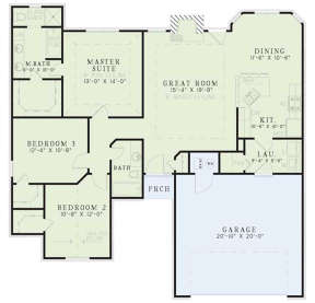 Main Floor for House Plan #110-00027