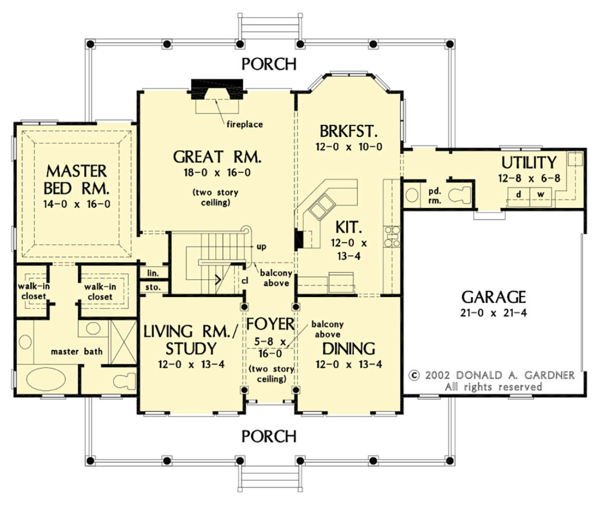 Main Floor  for House Plan #2865-00336