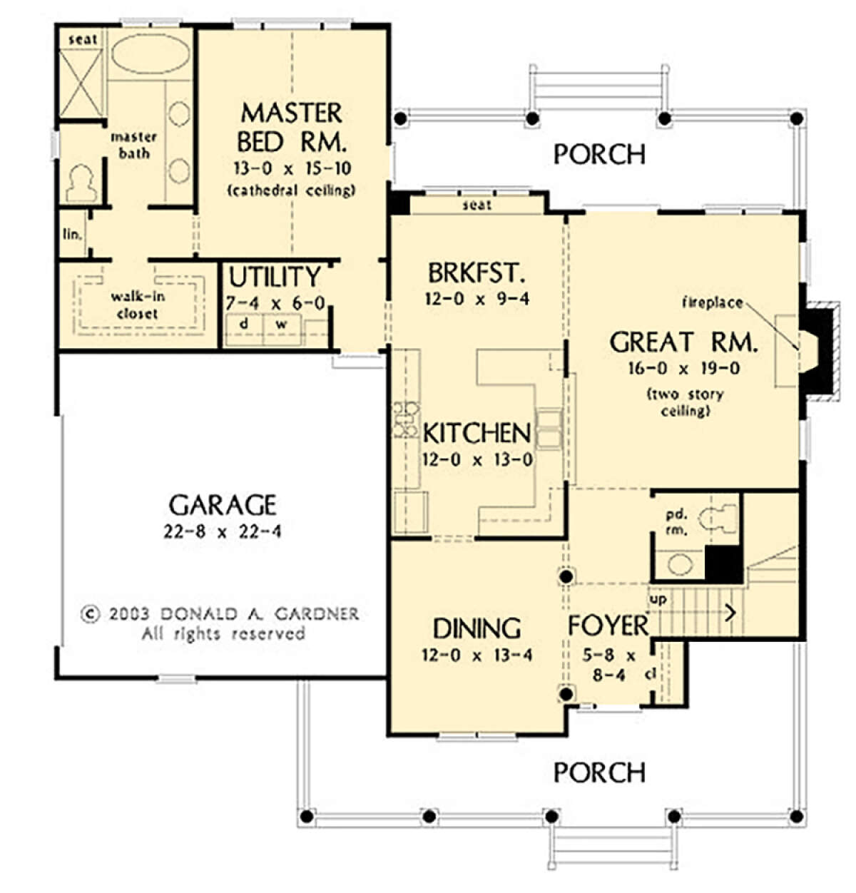 Main Floor  for House Plan #2865-00337