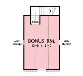 Bonus Room for House Plan #2865-00338