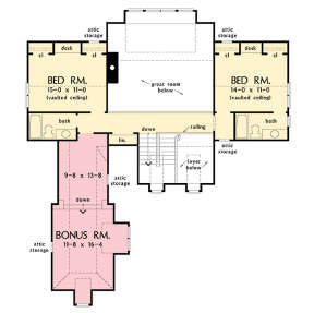 Second Floor for House Plan #2865-00339