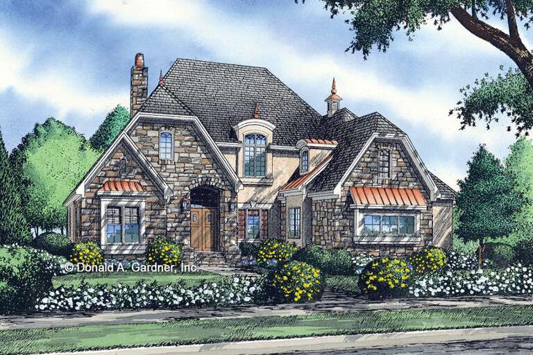 House Plan House Plan #28155 Front Elevation 