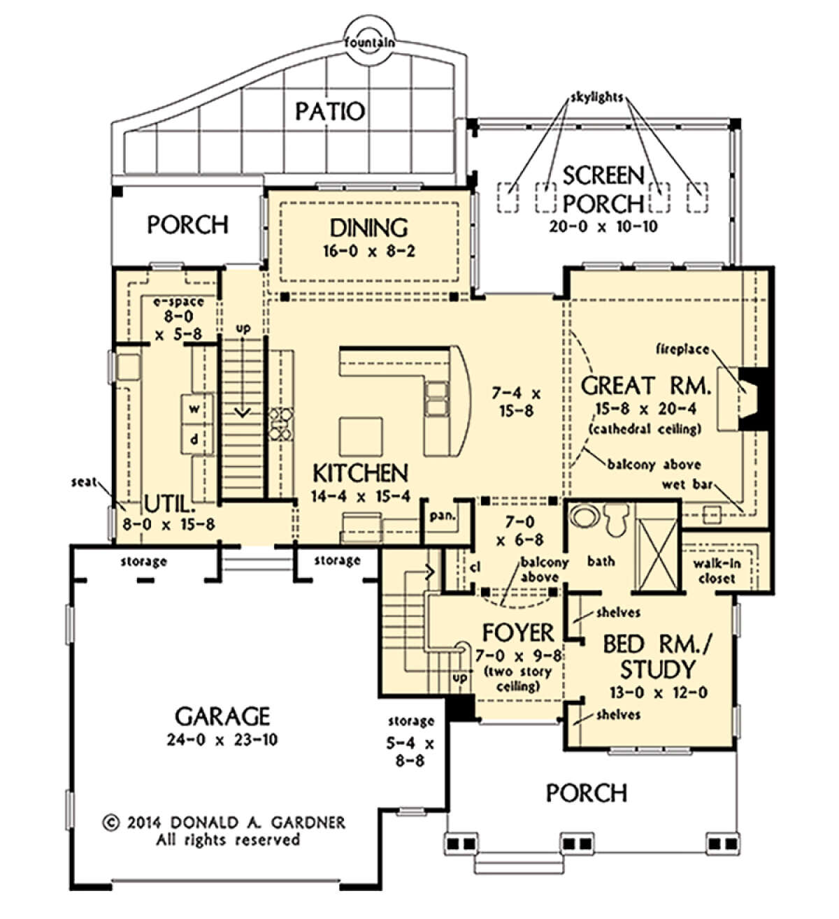 Main Floor  for House Plan #2865-00342