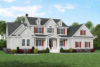 Farmhouse House Plan #2865-00343 Elevation Photo