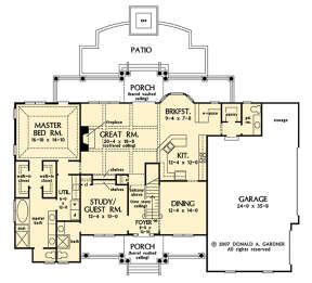 Main Floor  for House Plan #2865-00343