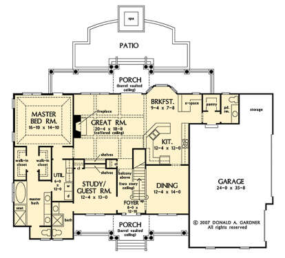 House Plan House Plan #28157 Drawing 1