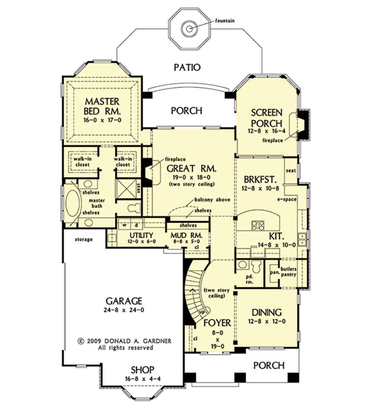 Craftsman Plan: 2,901 Square Feet, 4 Bedrooms, 3.5 Bathrooms - 2865-00344