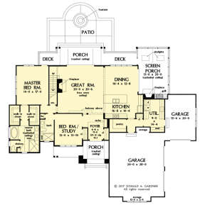 Main Floor  for House Plan #2865-00345