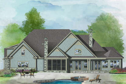 Southern House Plan #2865-00346 Elevation Photo