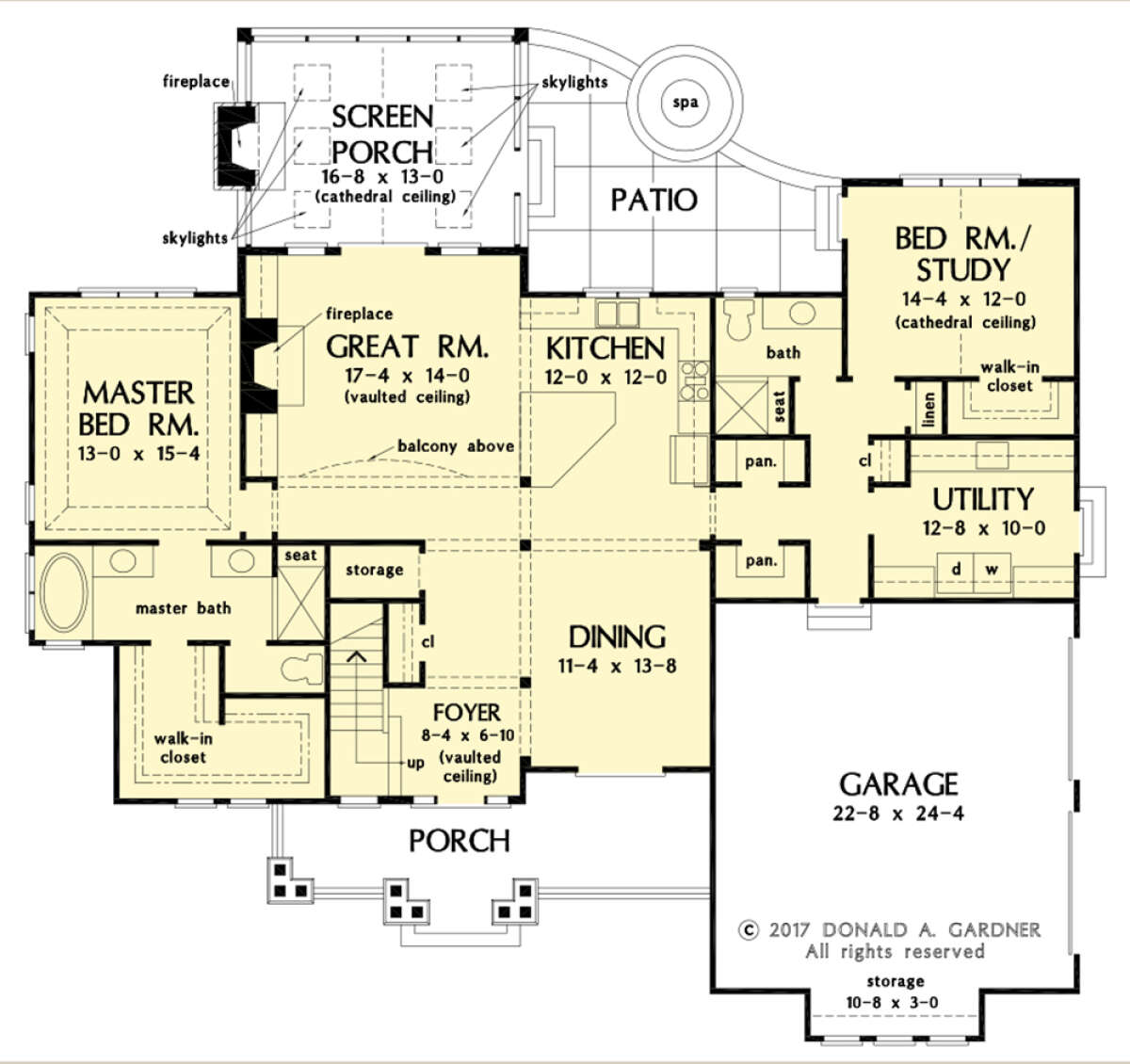 Main Floor  for House Plan #2865-00349