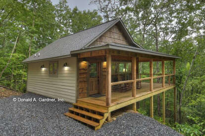 House Plan House Plan #28165 Angled Front Elevation