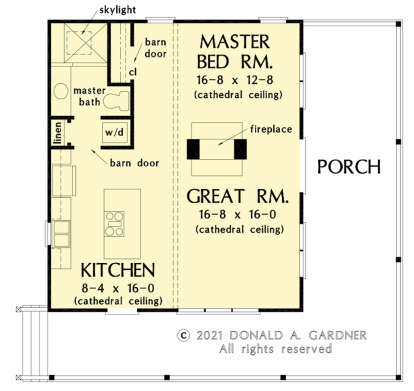 Main Floor  for House Plan #2865-00350