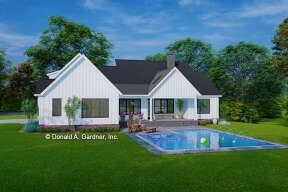 Modern Farmhouse House Plan #2865-00351 Elevation Photo