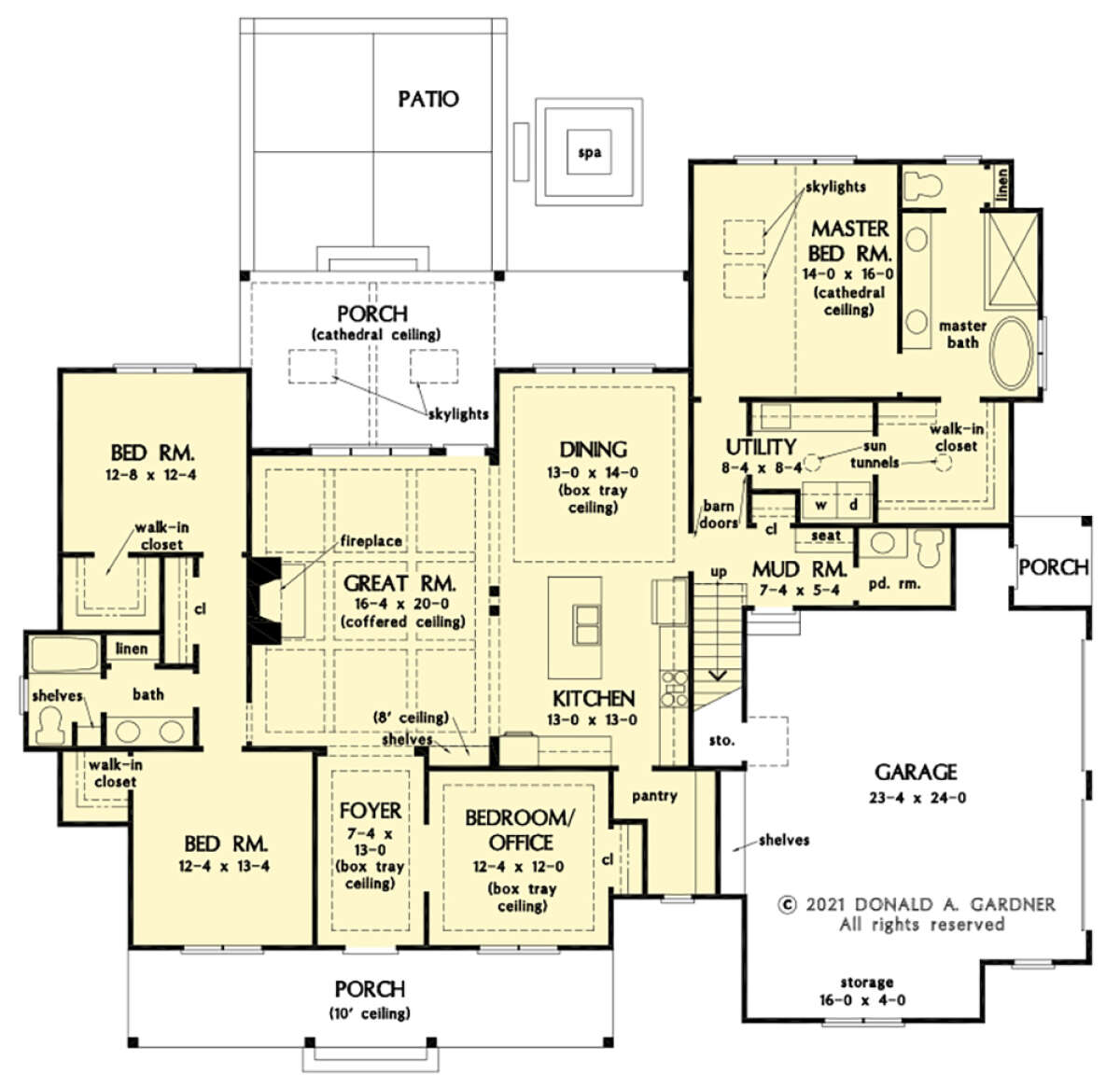 Main Floor  for House Plan #2865-00351