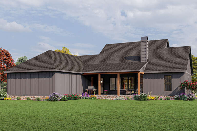 Modern Farmhouse House Plan #4534-00089 Elevation Photo