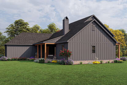 Modern Farmhouse House Plan #4534-00089 Elevation Photo