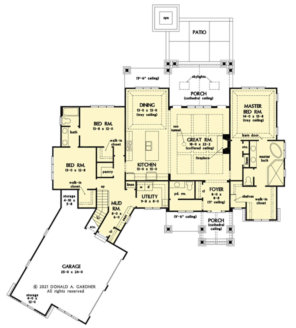 Main Floor  for House Plan #2865-00352