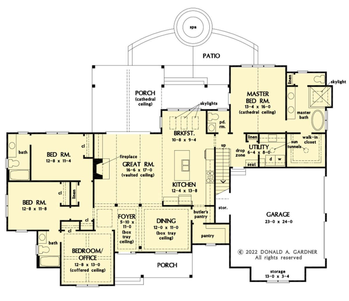 Main Floor  for House Plan #2865-00353